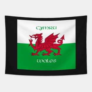 Cymru / Wales - The Welsh Dragon Flag Tapestry