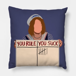 YOU RULE / YOU SUCK (Robin) Pillow