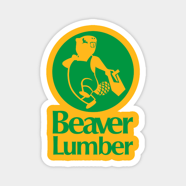 Beaver Lumber Magnet by MarkSoric