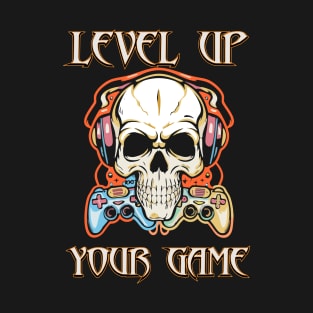 level up, video game controller, video gamer birthday, T-Shirt
