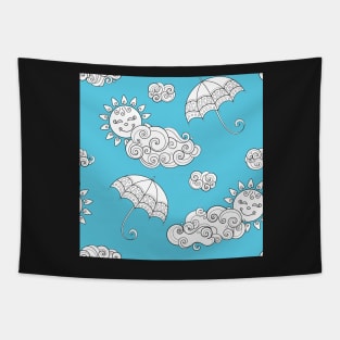 Fairytale Weather Forecast Print Tapestry