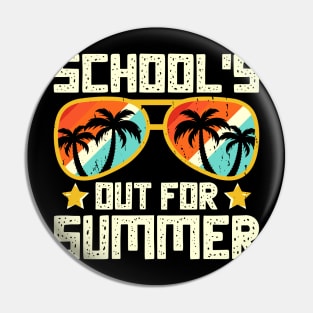 School Out For Summer T Shirt For Women Men Pin