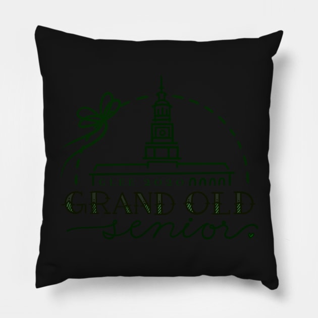 Glee Club "Grand Old Senior" Pillow by kitk-t