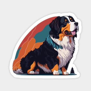 Bernese Mountain Dog Portrait Magnet