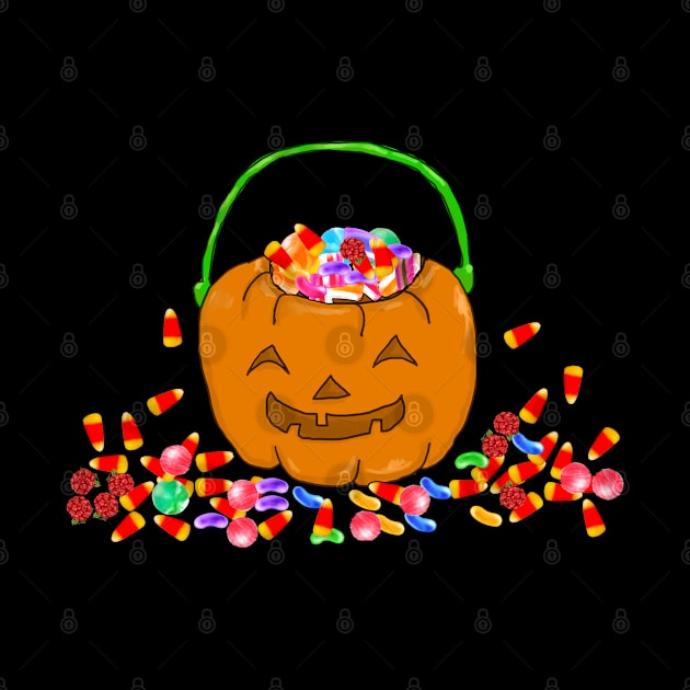 Happy Halloween Candy Basket by holidaystore