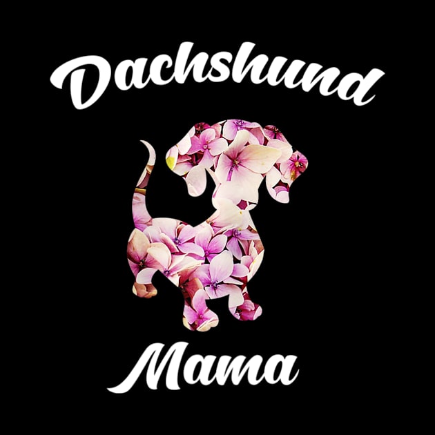 Dachshund Mama Flower Pattern by Xamgi