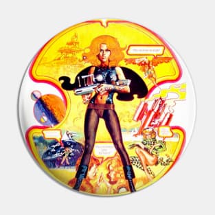 Classic Sci-Fi Movie Poster - Barbarella Pin