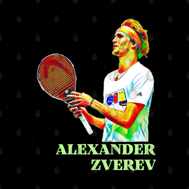 Alexander Zverev by BorodinaAlen