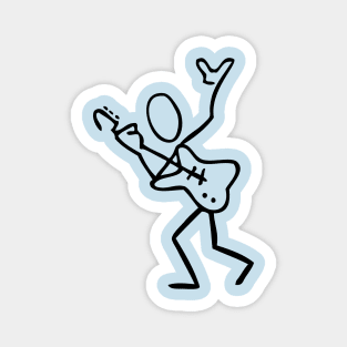 Guitar Player Victory Magnet