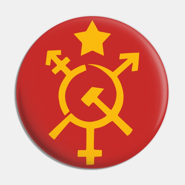 Fully Automated Luxury Gay Space Communism Pin by aldo_nova