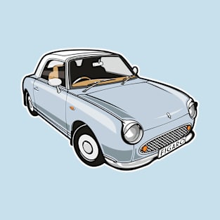 Nissan Figaro Pale Aqua T-Shirt