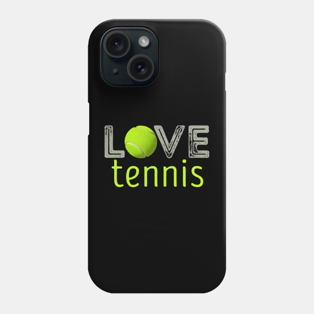 Love Tennis Phone Case by Karonja