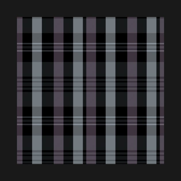 Grunge Aesthetic Artair 1 Hand Drawn Textured Plaid Pattern by GenAumonier