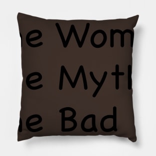 Aunt, Auntie Tee, Auntie , Aunt Gift, Best Aunt, Aunt The Women The Myth The Bad Influence, Gift For Aunt Pillow