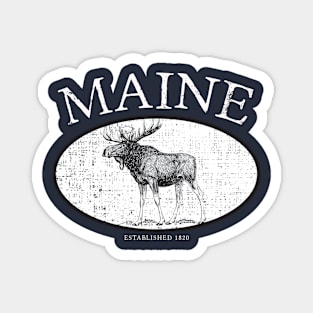 Wicked Decent Maine Moose since 1820 Magnet