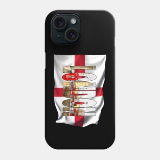 LONDON - London Reds with Big Ben & Flag Phone Case