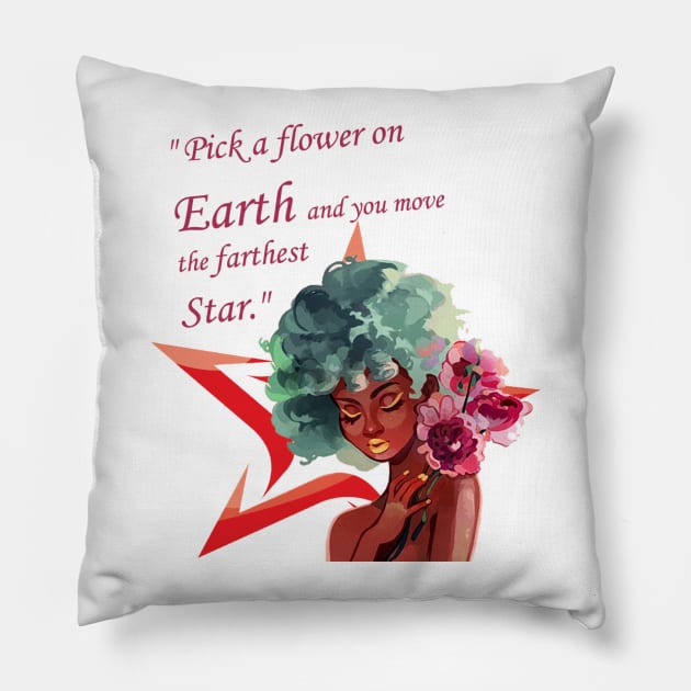 Pick A Flower Pillow by sufila