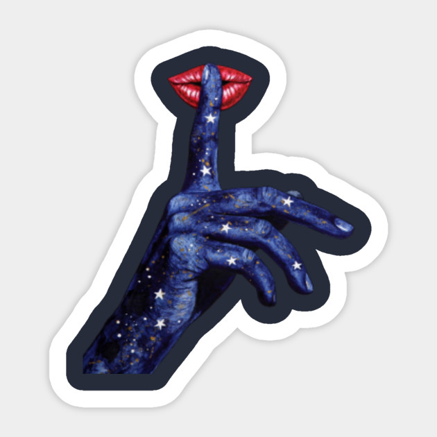 Hush Silent Please Tattoo Sticker Teepublic