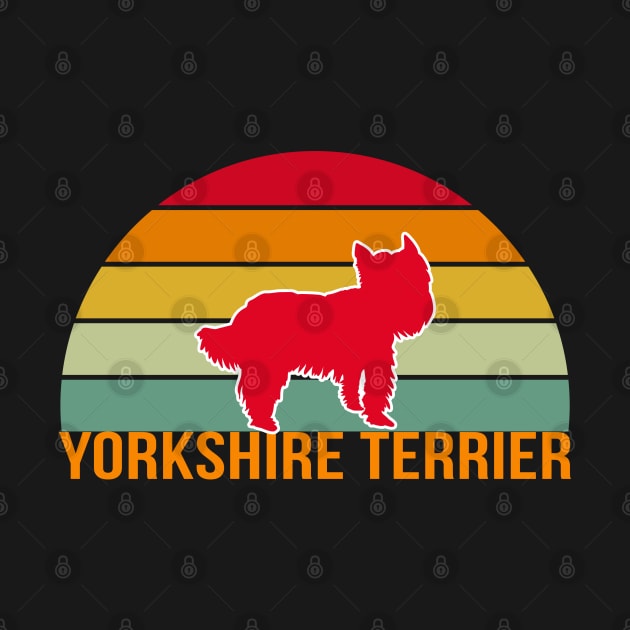 Yorkshire Terrier Vintage Silhouette by seifou252017