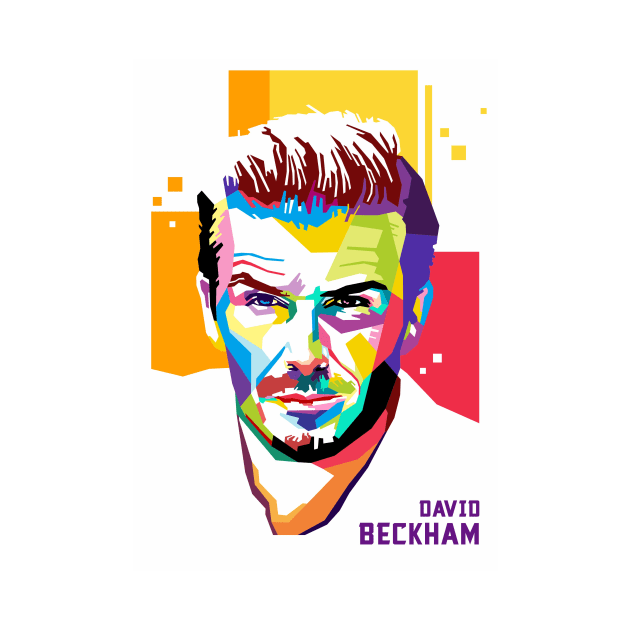 david beckham pop art by rafand23