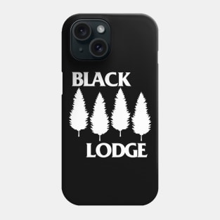 Black Lodge (White Ink) Phone Case