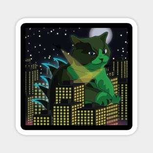 catzilla city Magnet