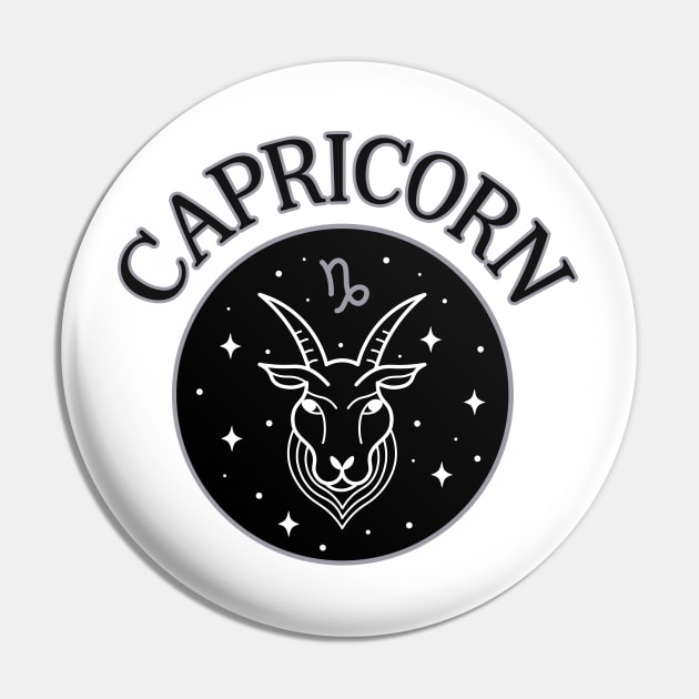 Capricorn Star Sign Zodiac Horoscope Cheeky Witch® Pin by Cheeky Witch