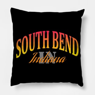 City Pride: South Bend, Indiana Pillow