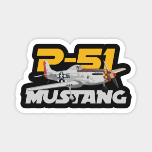 P51D Mustang Pilot Gift Battle of Britain Magnet