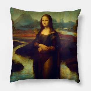 Mona Lisa Extended Pillow