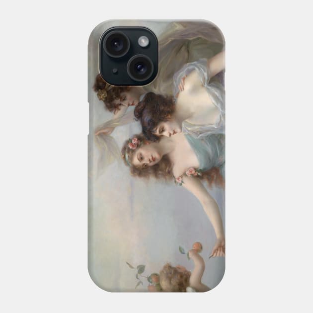 The Three Graces by Edouard Bisson Phone Case by Classic Art Stall