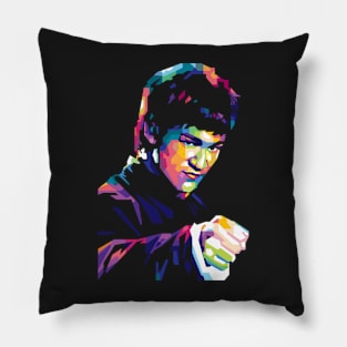 Bruce Lee wpap Pillow