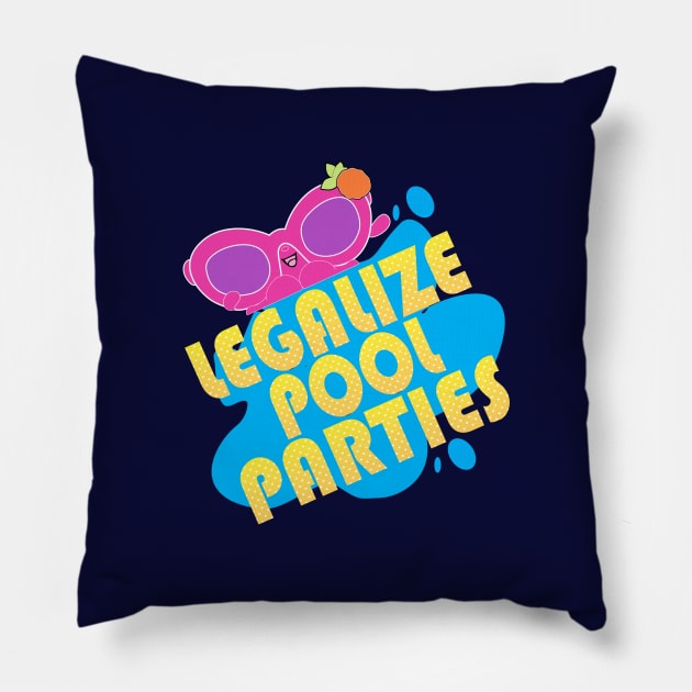 legalize pool parties..las vagas vacation party matching Pillow by DODG99