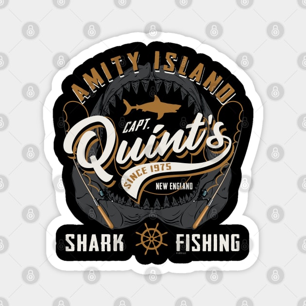Quint's Shark Fishing Jaw Mouth (Universal © UCS LLC) Magnet by Alema Art