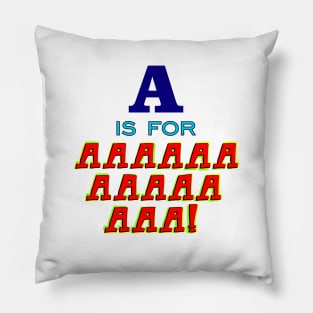 A is for Pillow