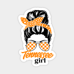 Tennessee Girl // Messy Hair, Don't Care // Tennessee Football Gameday Magnet