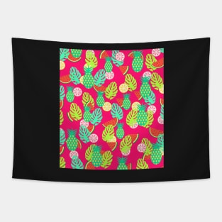 Tropical and fruity in pink Tapestry