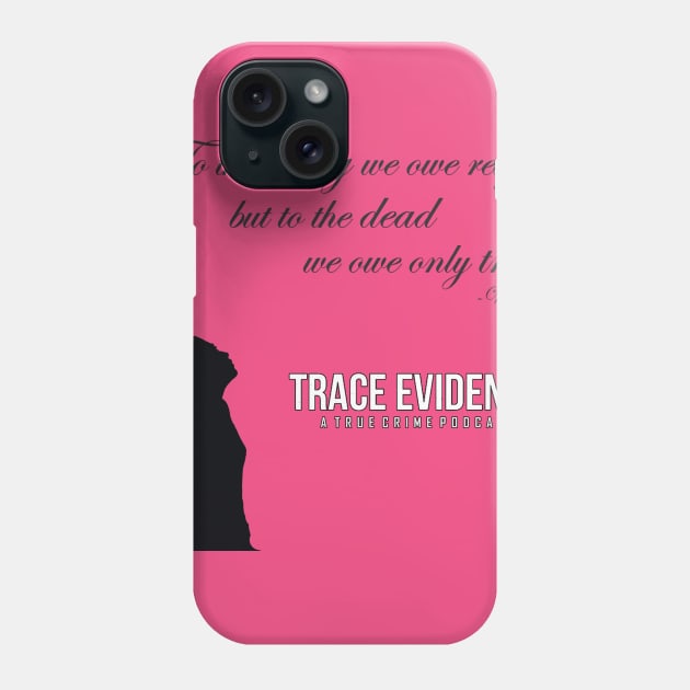 Voltaire Phone Case by Trace Evidence Podcast