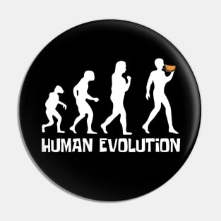 Tacos Eater Human Evolution Pin