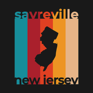 Sayreville New Jersey Retro T-Shirt