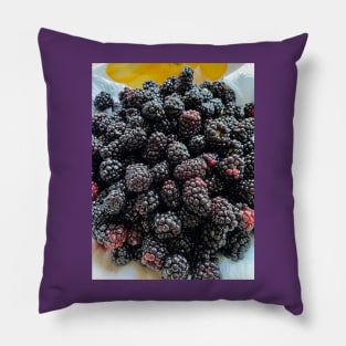 Blackberries Pillow