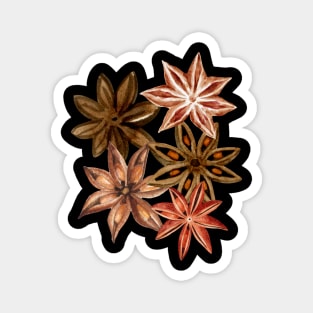 Rustic Leaves From Autumn Magnet