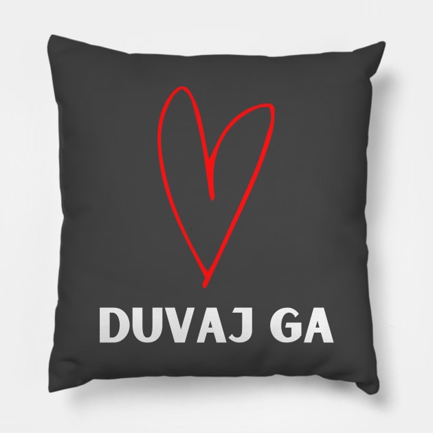 duvaj ga Pillow by ZdravieTees