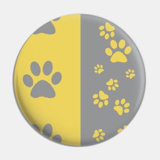 PAWPRINT STRIPES Pin