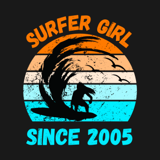 Surfer girl since 2005 T-Shirt