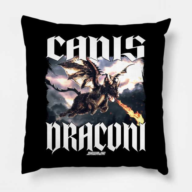 Canis Draconi Pillow by Shwajn-Shop