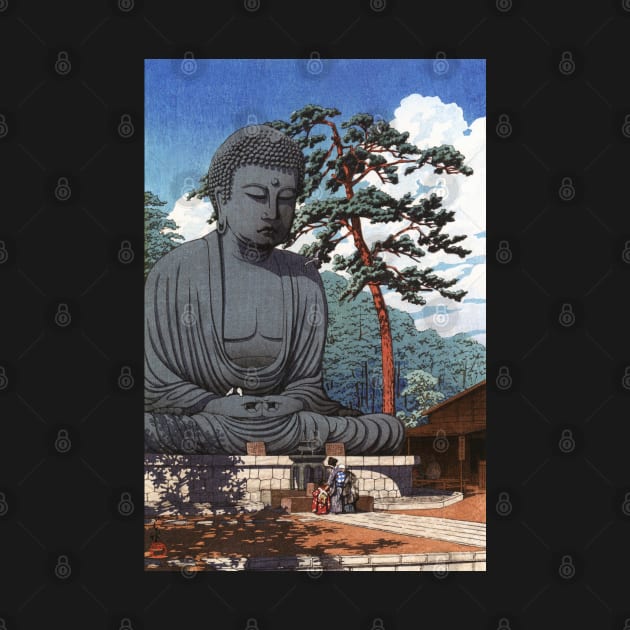 The Great Buddha at Kamakura by Kawase Hasui by Takeda_Art