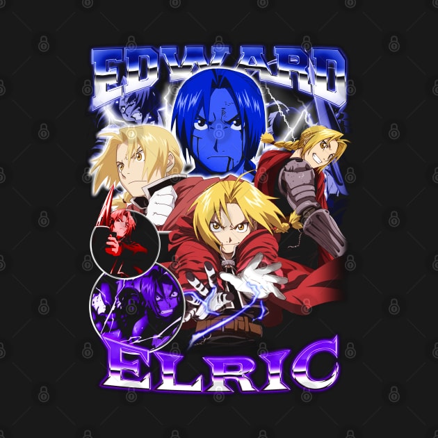 Anime Vintage Edward Elric by BVNKGRAPHICS