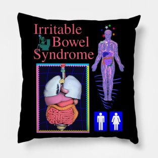 Irritable Bowel Syndrome - 90's 2000's Y2K CGI 3D Video Game Graphics PooCore Pillow