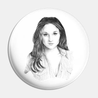 dominique's portrait Pin